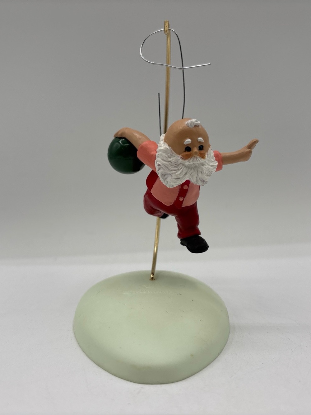 Hallmark Keepsake Handcrafted Ornament Dated 1988 Vintage Polar Bowler